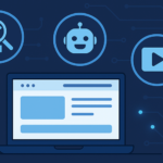 services robot computer screen