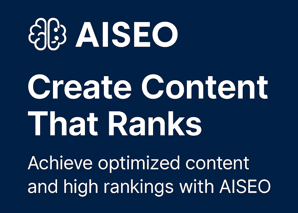 Create content that ranks with AISEO – the AI-powered writing tool built to help you optimize content and climb the search engine ladder.