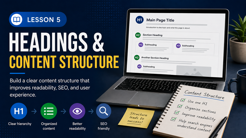 Lesson 5: Headings and Content Structure