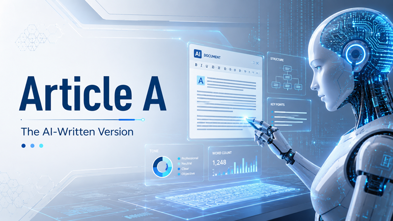 I Asked AI to Write This Article. Then I Rewrote It Like a Human. Can You Tell t &hellip;