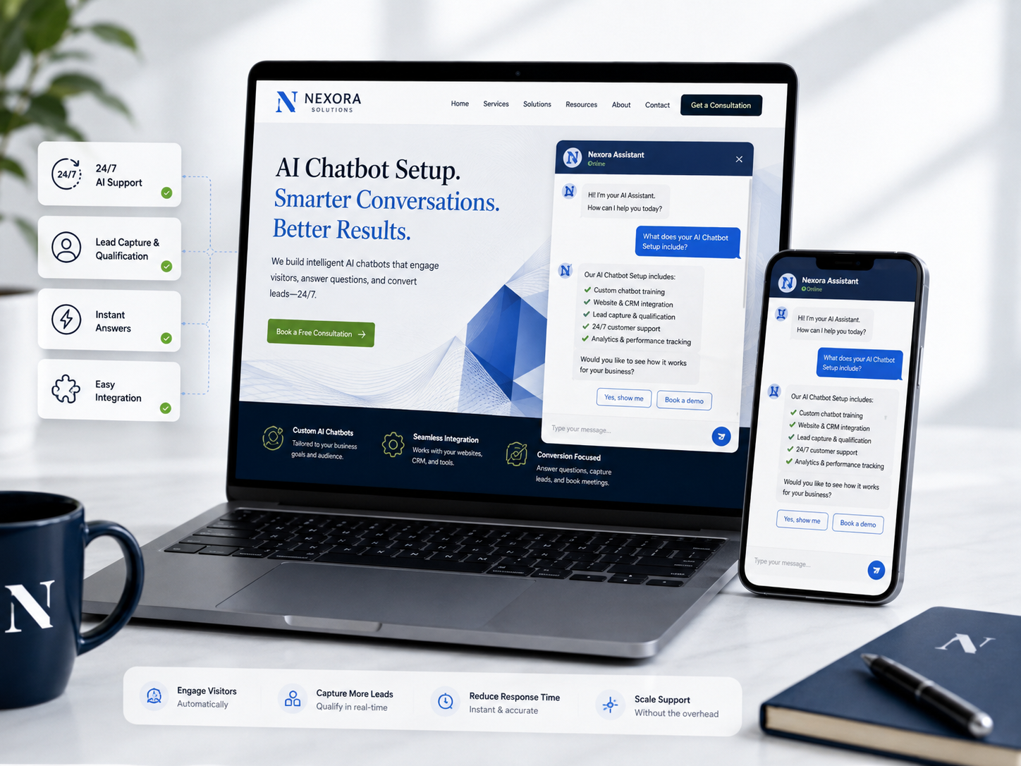 AI chatbot development for business websites