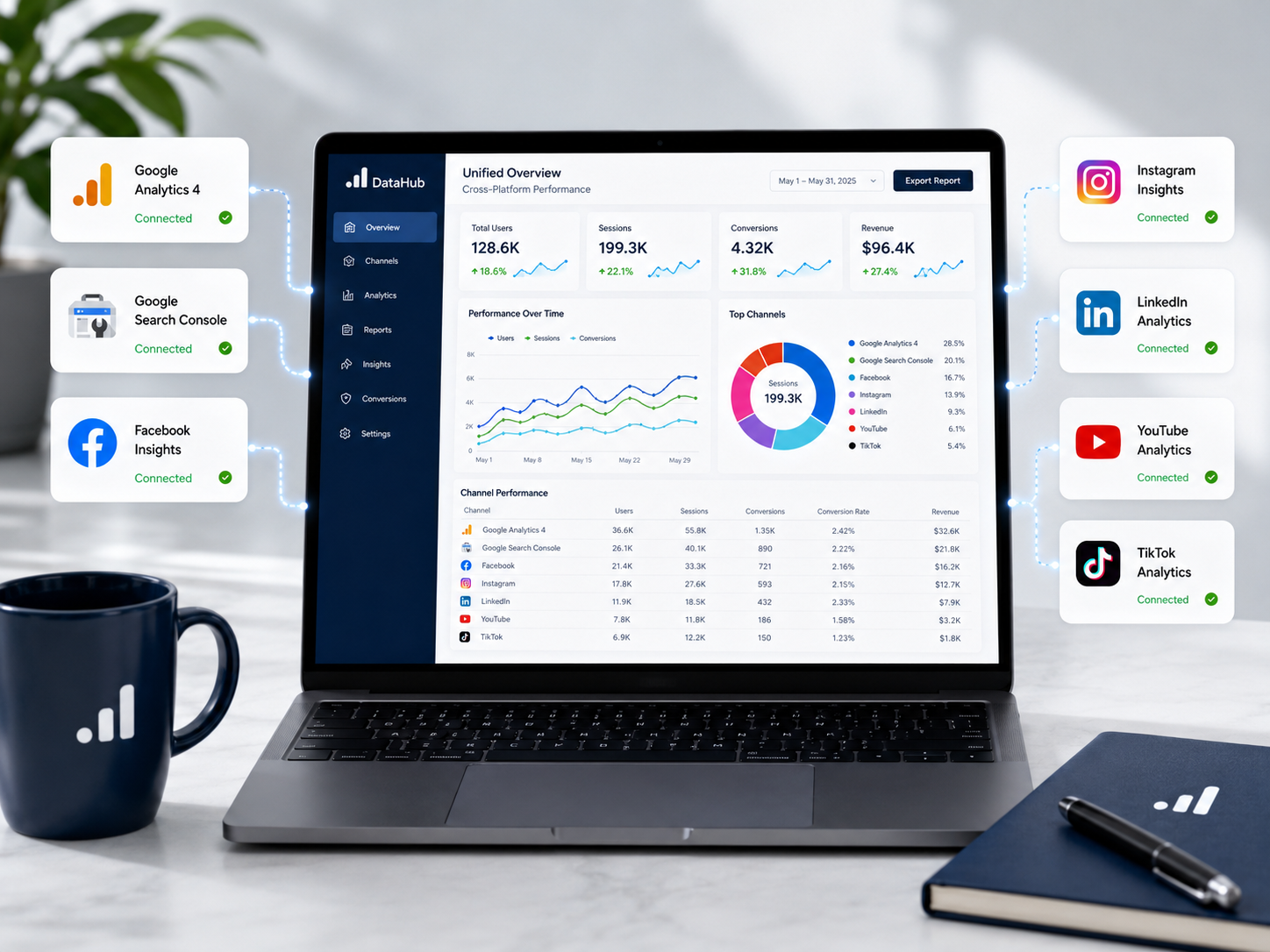 Cross-platform analytics API and data integration