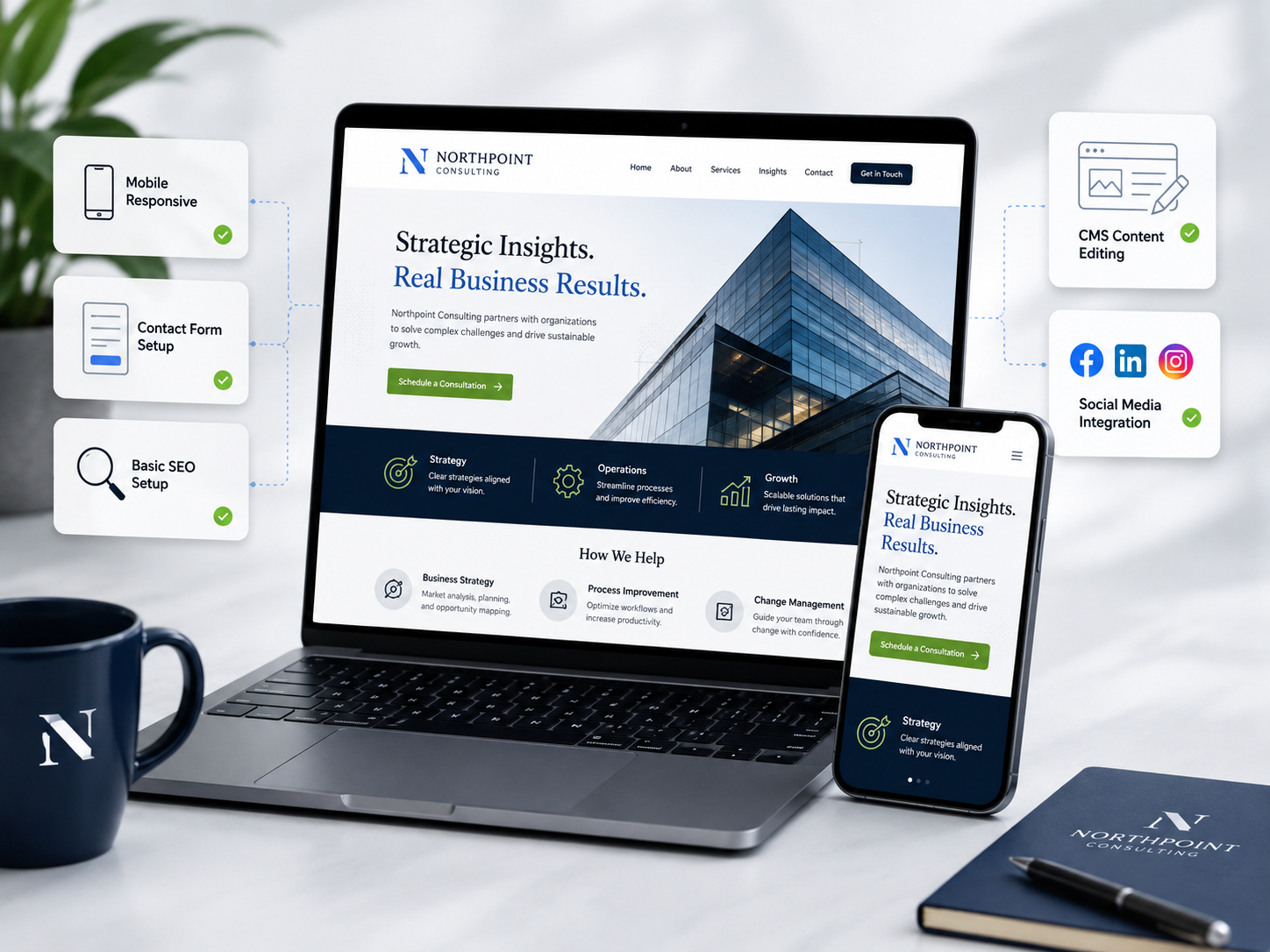 Small business website development